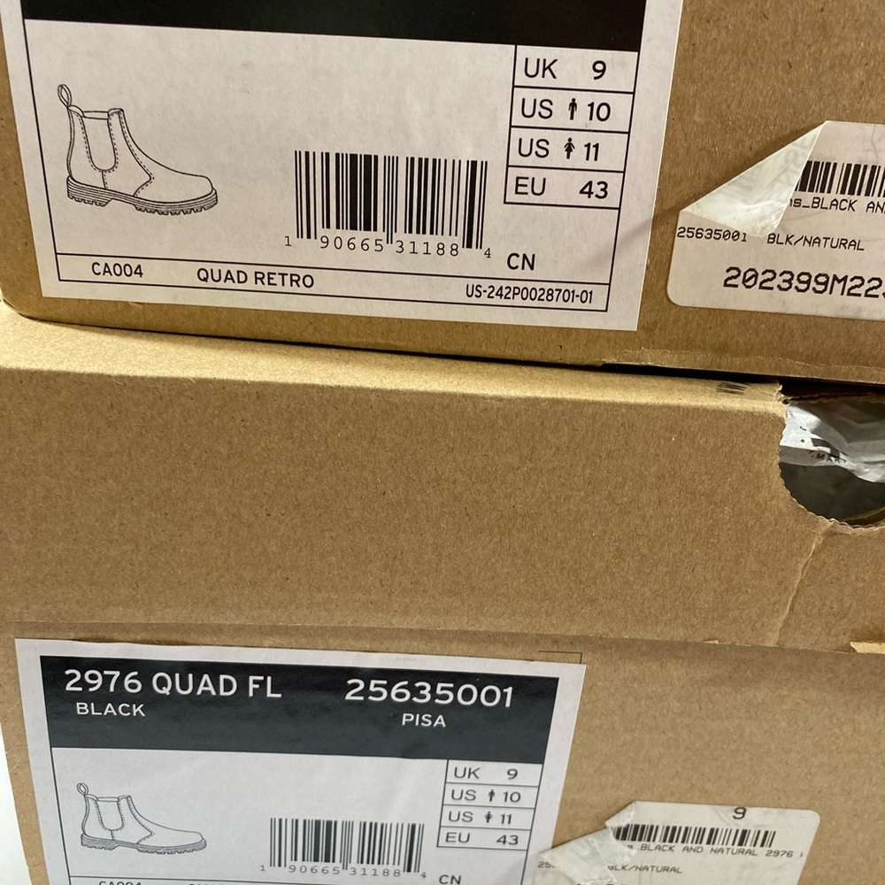 NEW DR MARTENS 2976 QUAD PLATFORM CHELSEA BOOTS - Picture 10 of 10